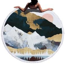 콩 K Items 네이처 라운드 비치타올 타입C