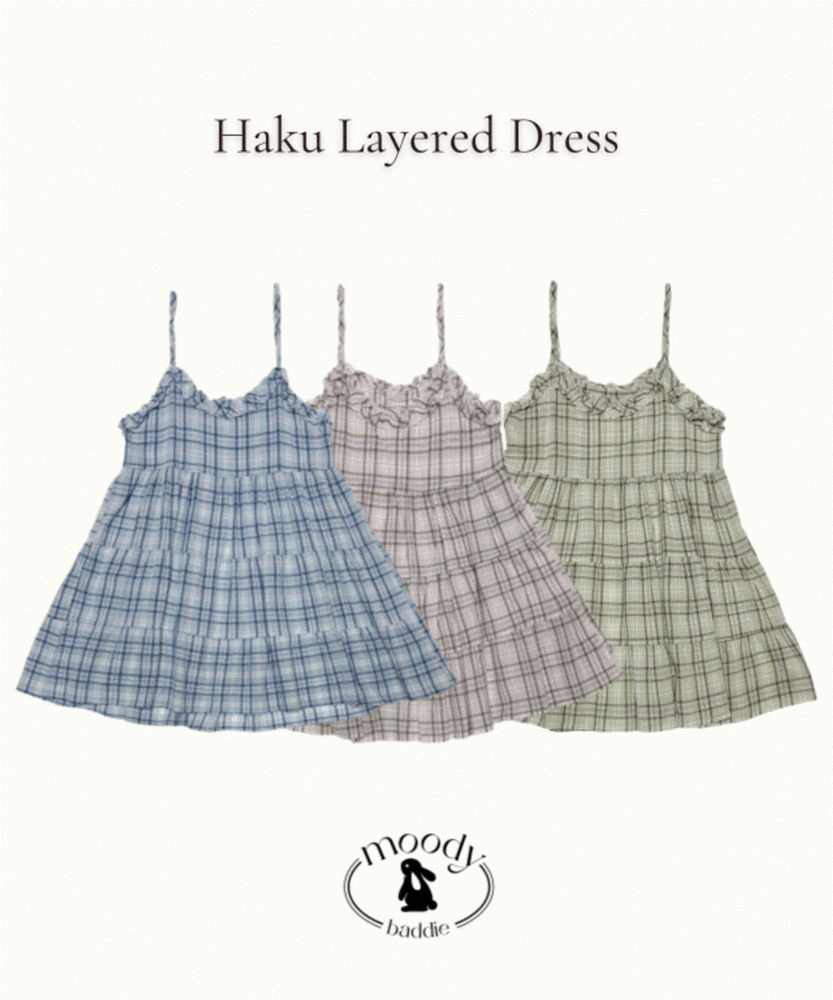 [모리룩/레이어드] 하쿠 레이어드 원피스 (3color)