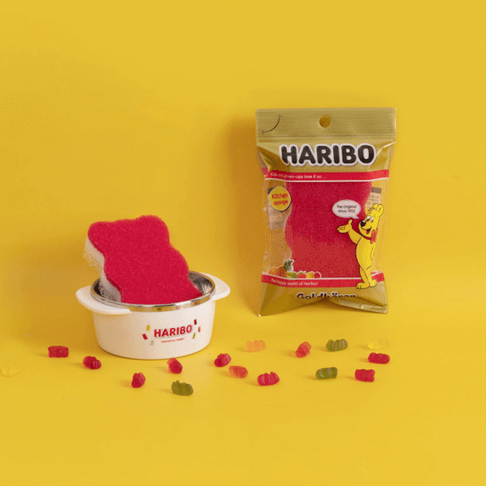 젤리곰 향균 양면 수세미 1P