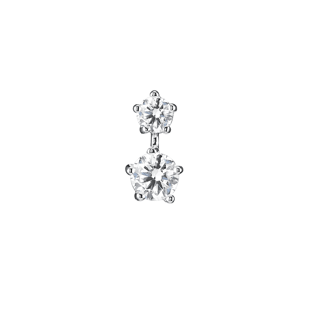 5Prong Modern Stud Earrings