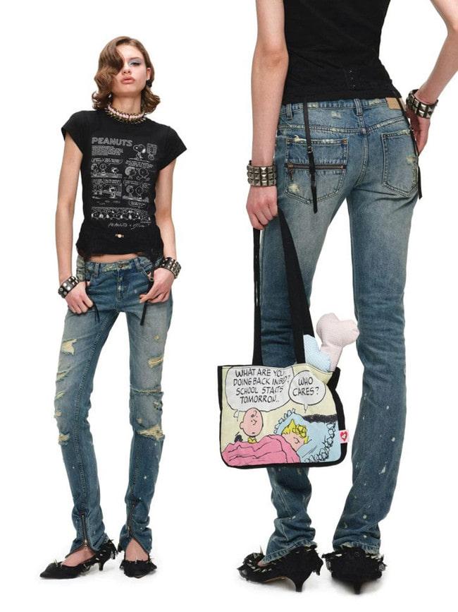 [1JINN STUDIO] Distressed Skinny Jeans with Ankle Zipper