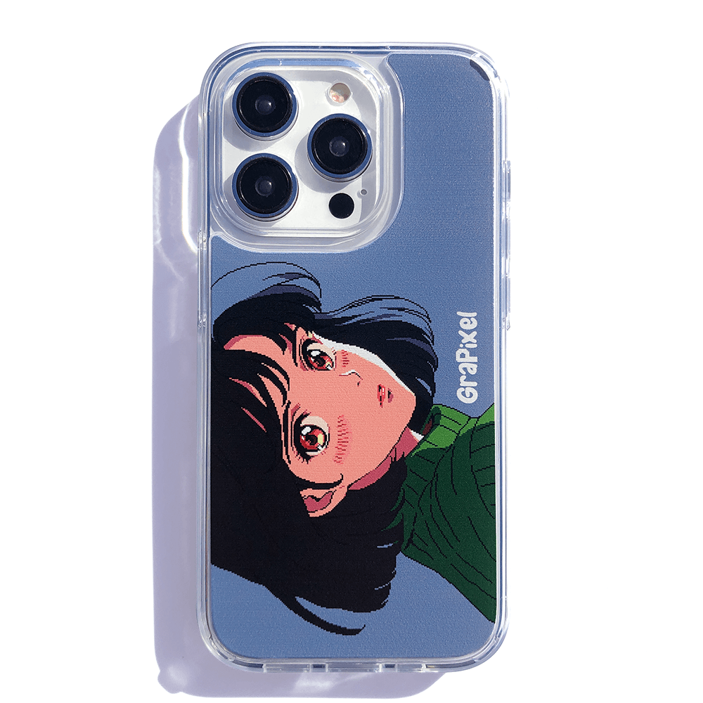 1980's Girl 젤하드 폰케이스 (그린)