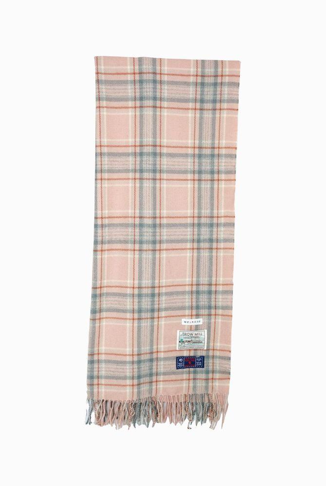 (70%세일)MELROSE 울 100% 체크 스카프