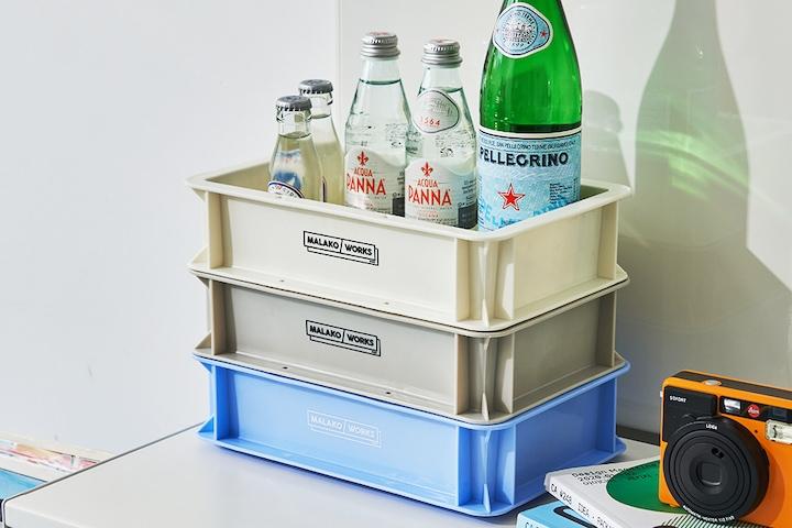 다용도 칼라 리빙박스 튼튼한 플라스틱 수납박스 팬트리 책상 서랍 소형정리함