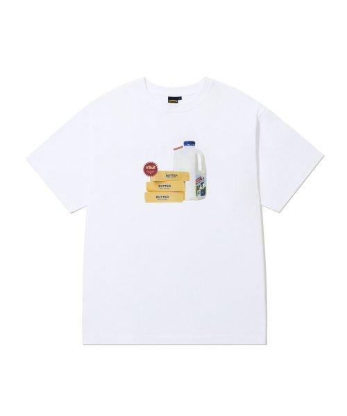 HOME SERVICE MILK T-SHIRT_WHITE