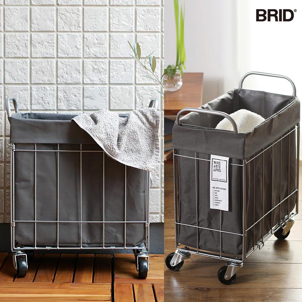[BRID] LAUNDRY BASKET 28L 이동식 폴딩바스켓 정리바구니 / 브리드