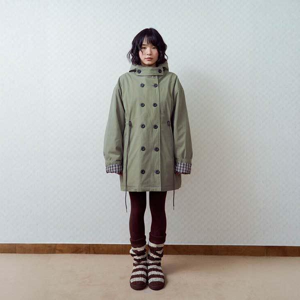 [12/29이후 순차출고][Oafish]CLOBUTTON PADDING JACKET KHAKI 25FWJK003KHOS