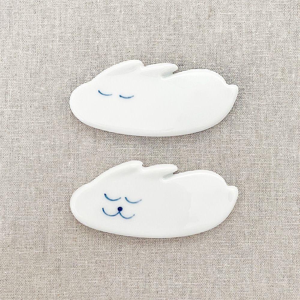 [희고희고] 토끼 수저 받침 답례품 선물