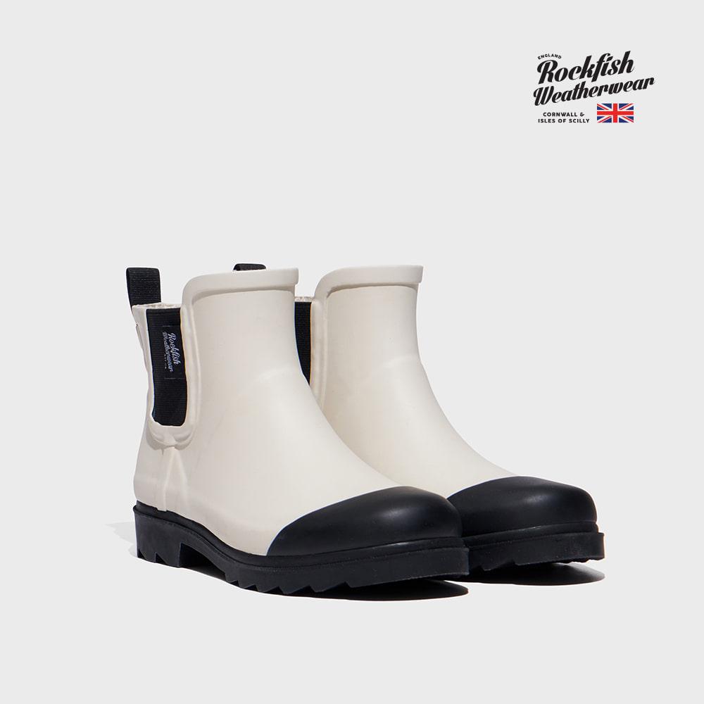 TILDA CHELSEA RAIN BOOTS SHORT - IVORY
