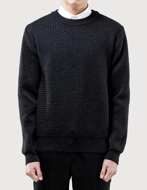 Charcoal heat shimmer Knit [HK37]