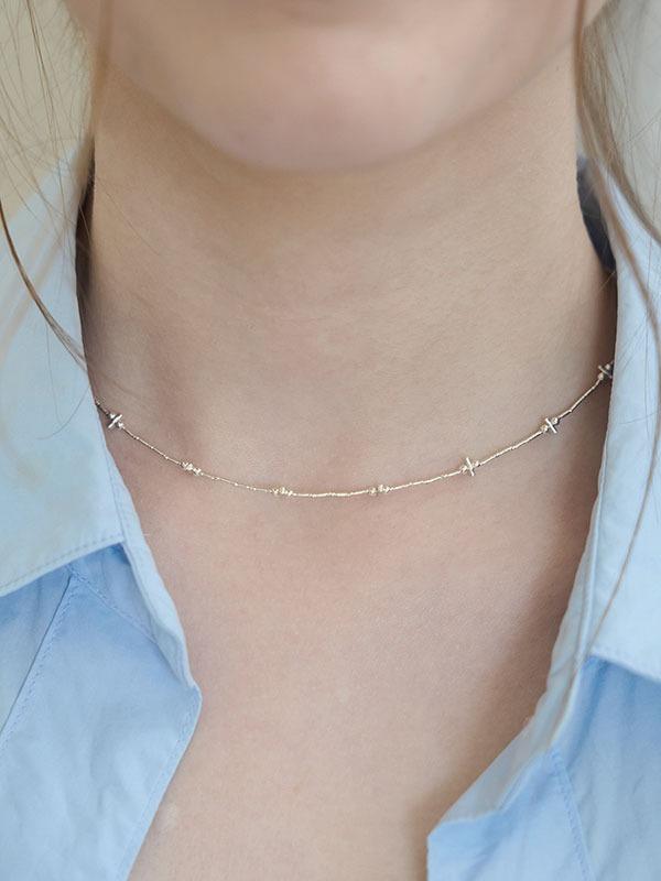 Pin necklace