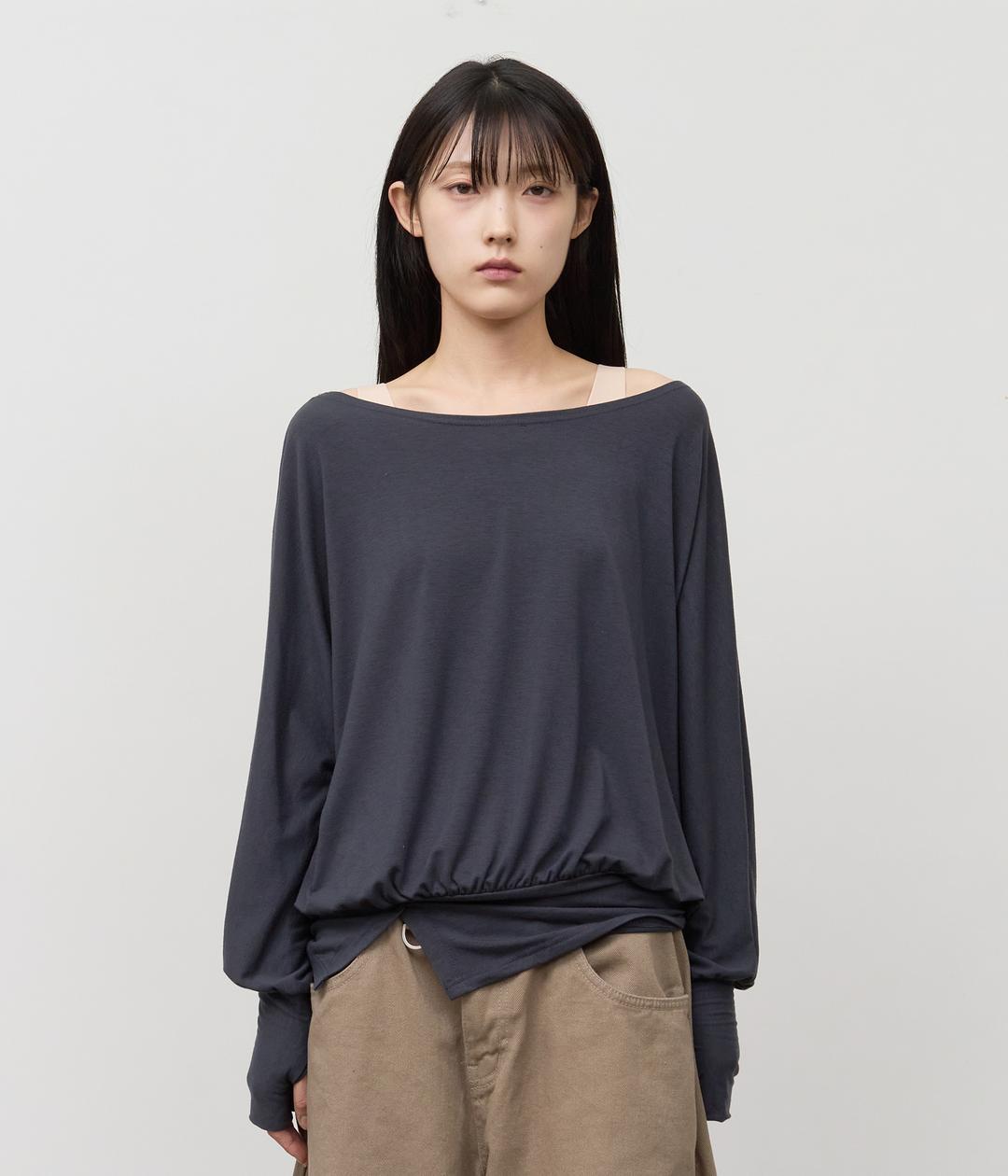 (W) Bells Button Top (2color)