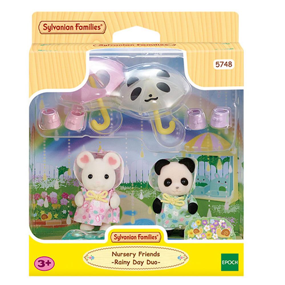 5748-단짝 아기친구들의 비오는 날 산책 실바니안 패밀리