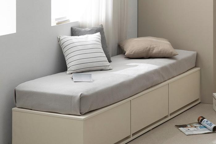 [기간한정 SALE] 아르메 미니싱글/데이베드 소파침대 (서랍형)