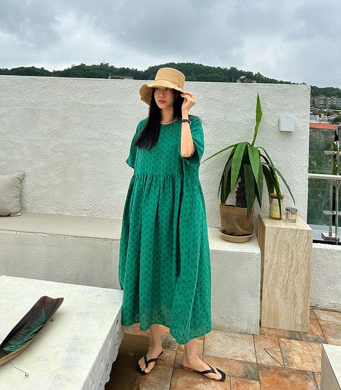 m_라보린넨 돌먼 원피스 (3차 재입고 완료)