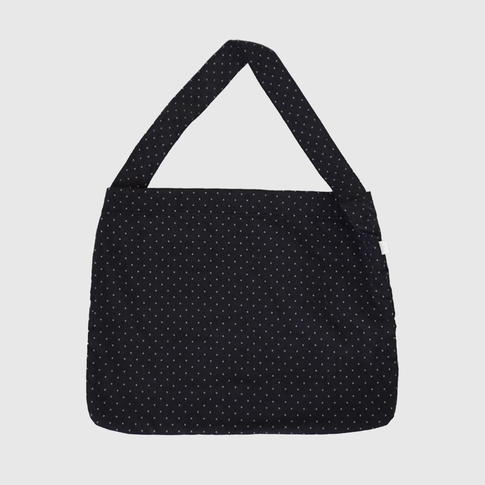 sppe dot corduroy bag [black] / 도트백 땡땡이 코듀로이 가방 [블랙]