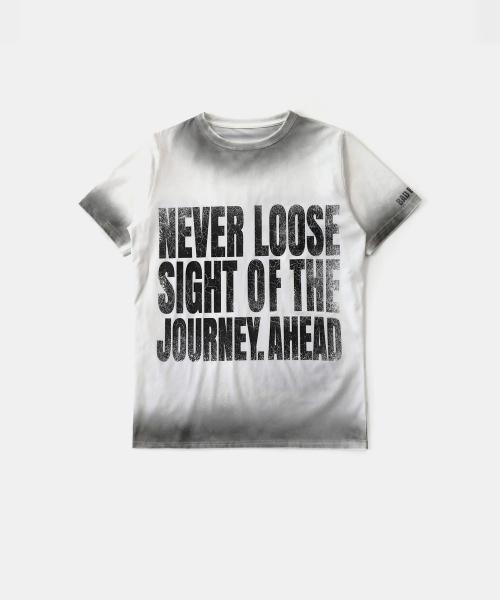 JOURNEY 티셔츠 - 더스티화이트