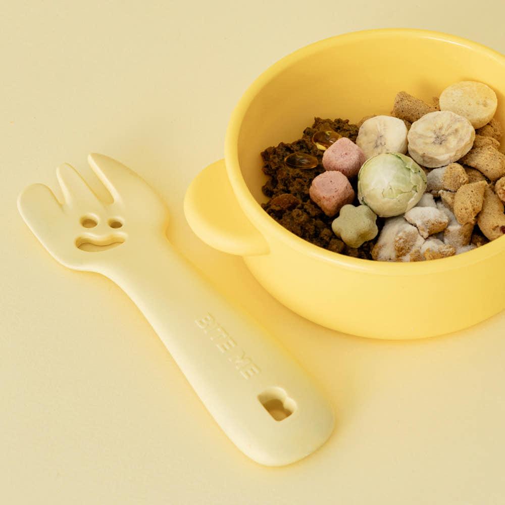 강아지 사료 스푼 펫 포크 동결건조 사료 습식 화식 생식 전용 반려견 애견 숟가락 1p 