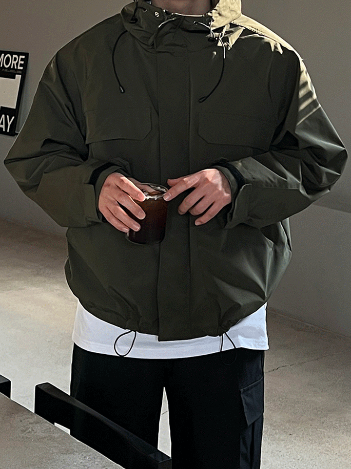 엑티브 고프코어 후드 자켓