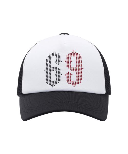 MESH TWO TONE BALL CAP WHITE