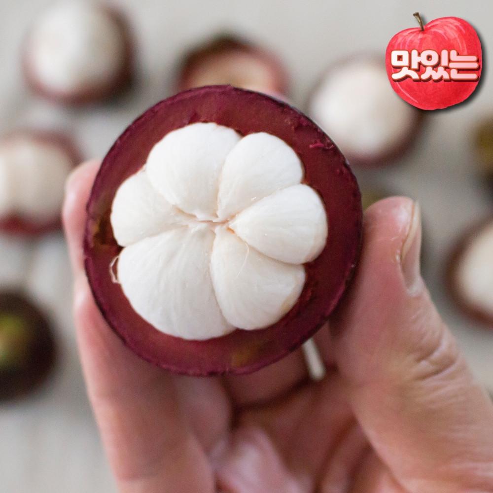 망고스틴 열대과일 수입과일 여름 과일 생과 태국