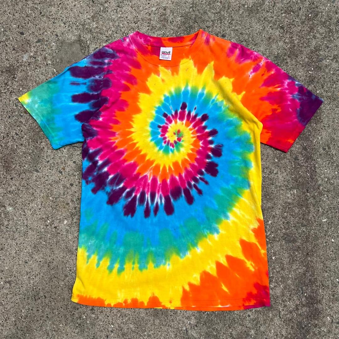 90‘s~00’s Anvil 타이다이 티셔츠 | 후루츠패밀리