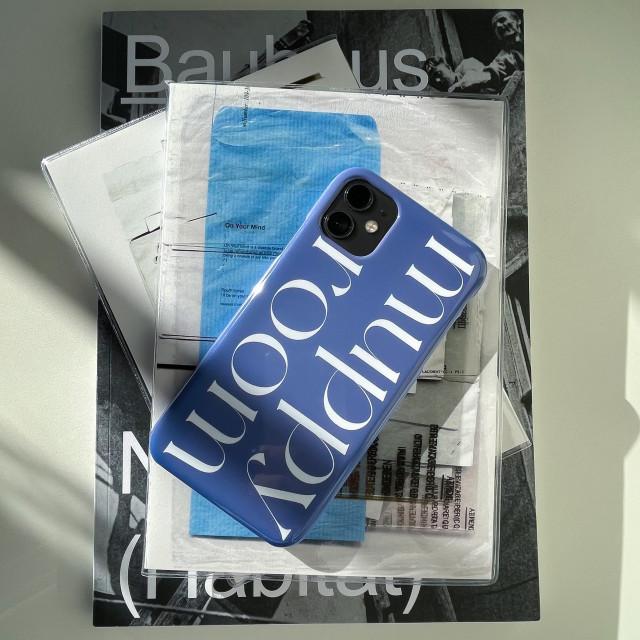 [주문제작] muppy room Hard case Blueberry color 블루베리 케이스