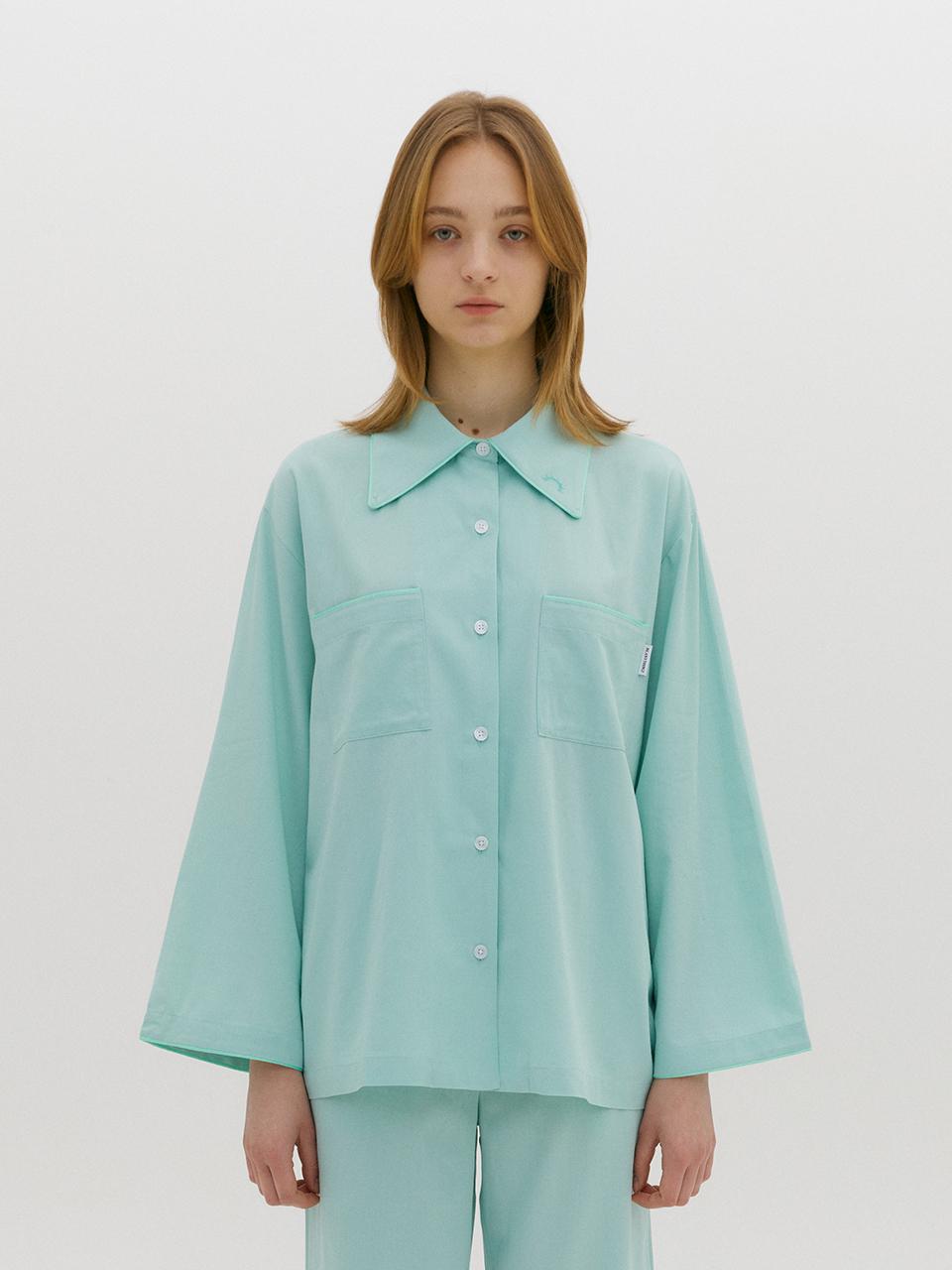 (W) Essential PJ Shirts Mint