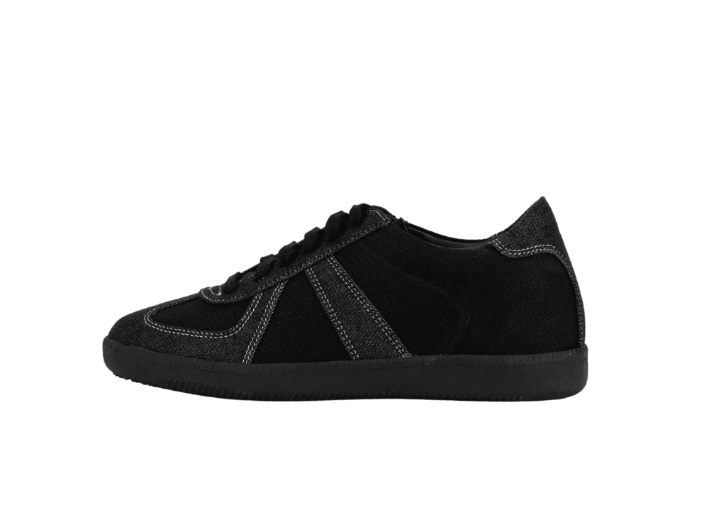 DIFFER CUBA SNEAKERS 7CM  / TWO-TONE BLACK DENIM