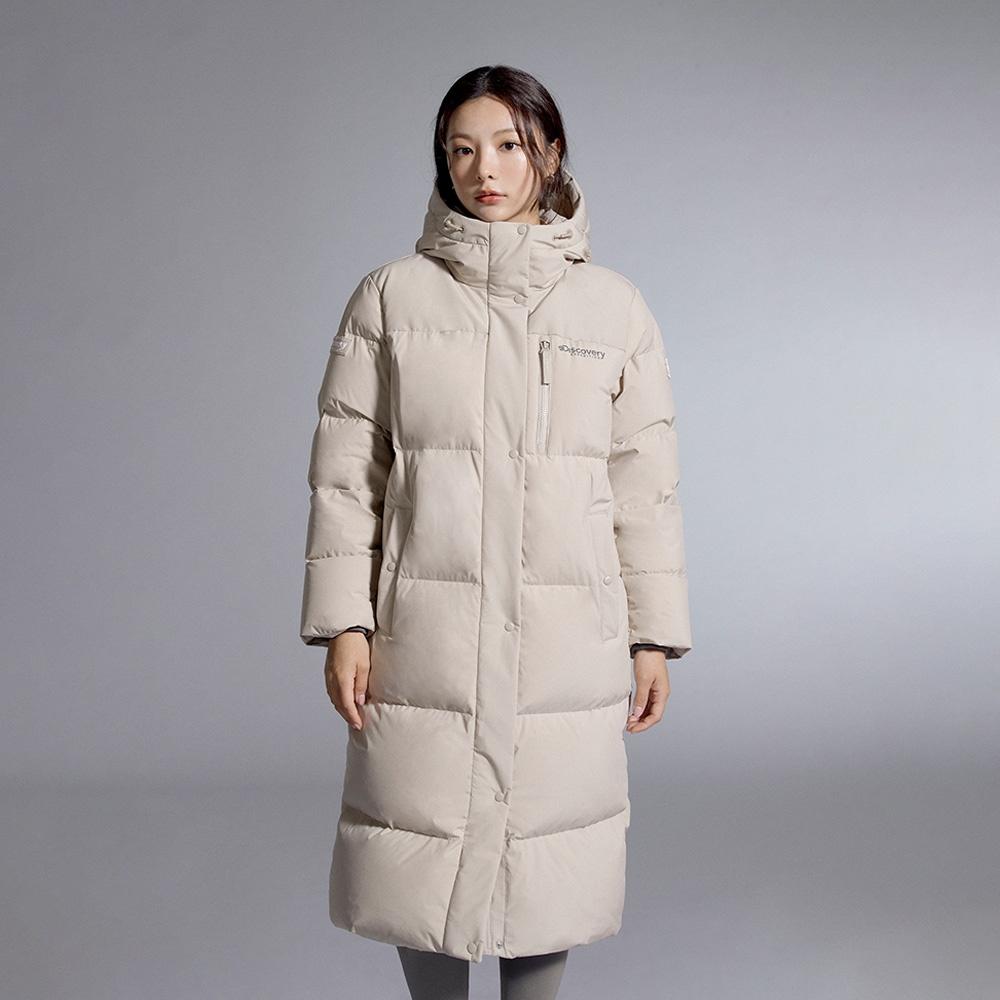 여성 반슬리 다운 롱패딩 (L/BEIGE)