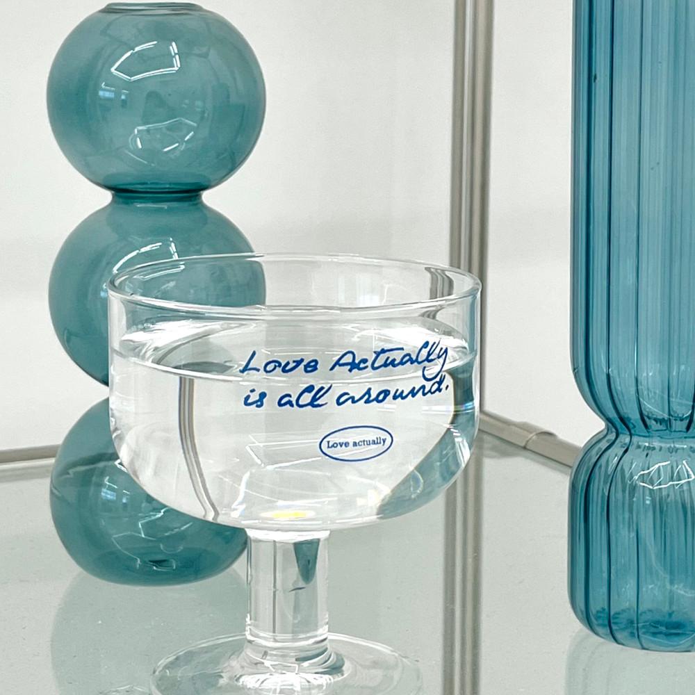 [러브액츄얼리] 자체제작 고블렛잔 240ml
