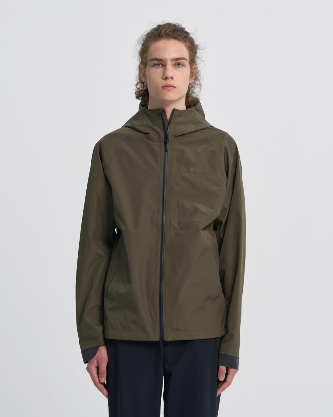 SEAM SEALING FULL ZIP JUMPER - KHAKI