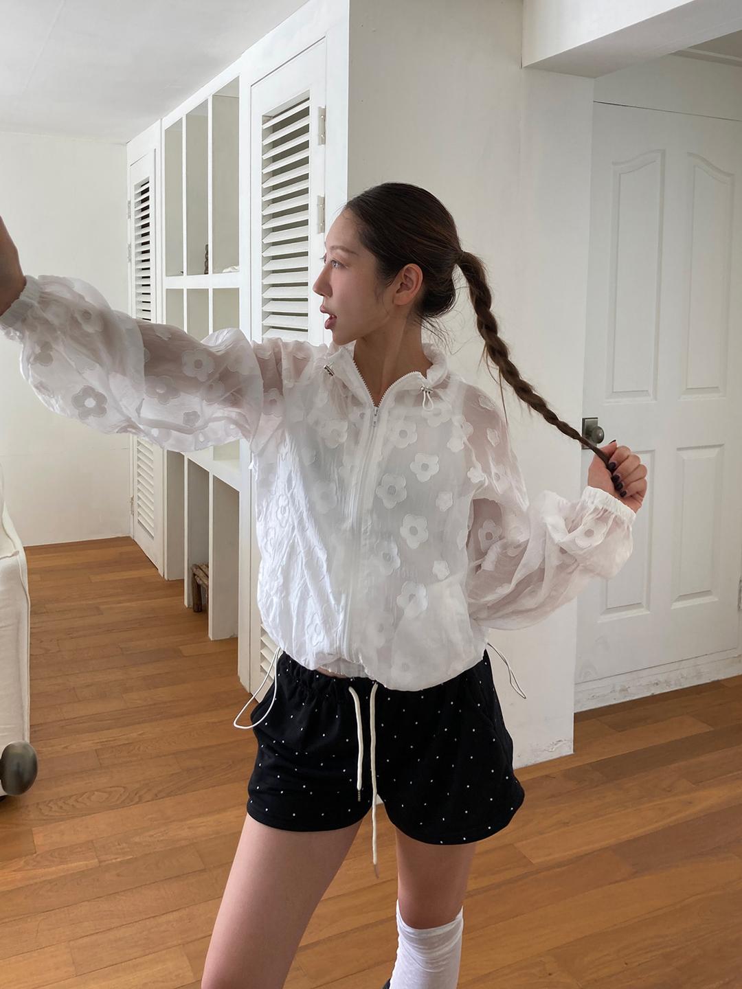 로우 썸머 플라워 점퍼 (2color)