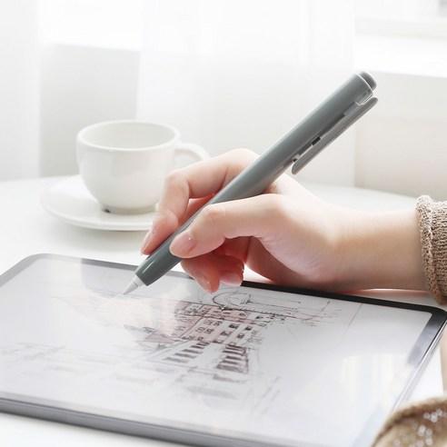 모코 애플펜슬 호환 노크식 케이스 홀더, 펜슬2세대 기본형, 스카이블루, 1개