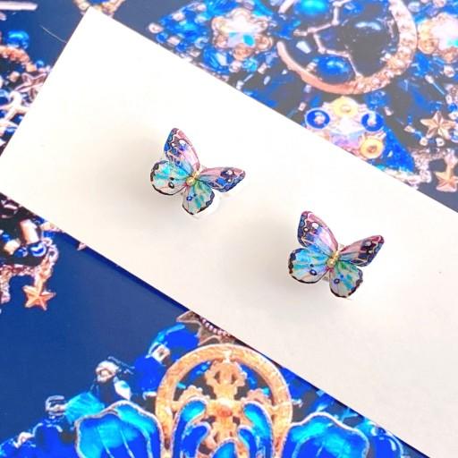 전통 황후 수체화 나비