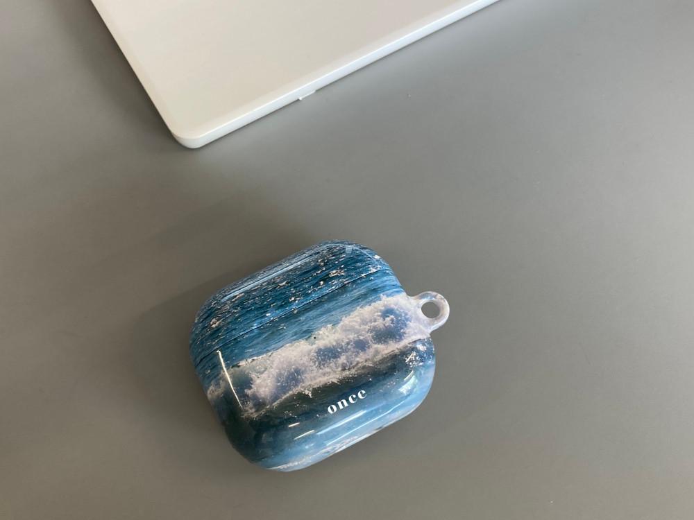 [에어팟 케이스] 산타모니카 바다 하드 유광 에어팟 프로 2세대 케이스 1세대 3세대 버즈