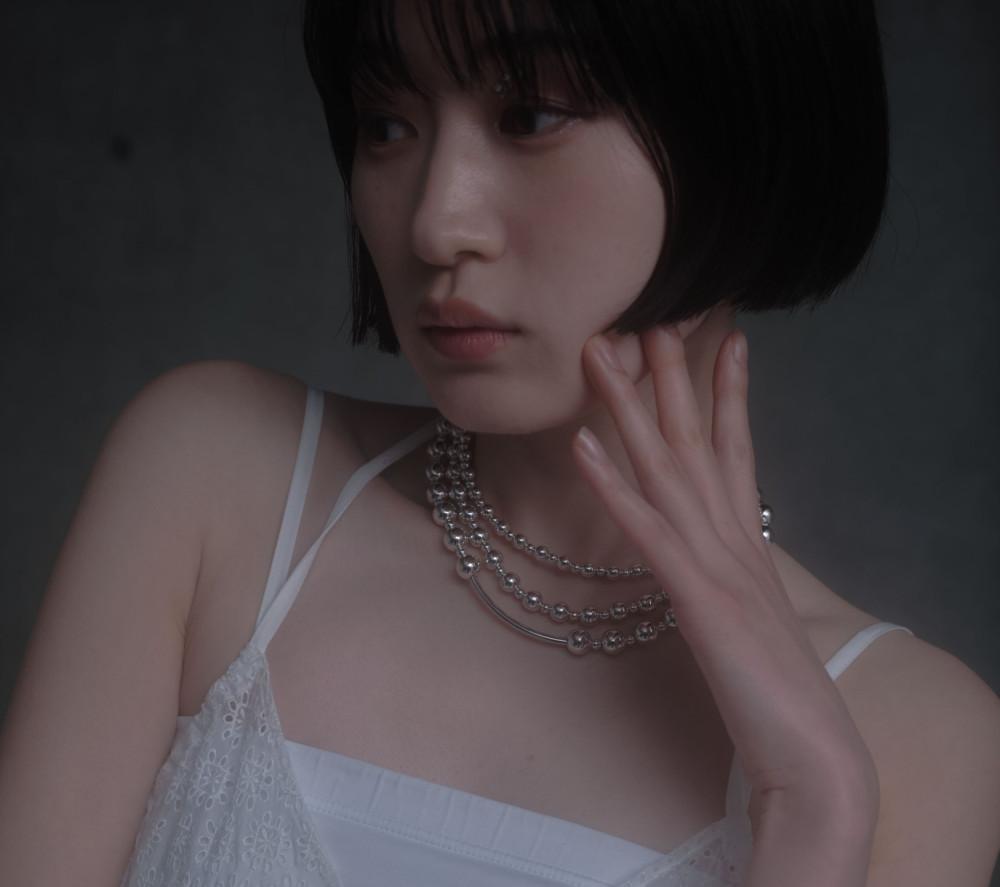 daless / 실버링 레이어드 목걸이