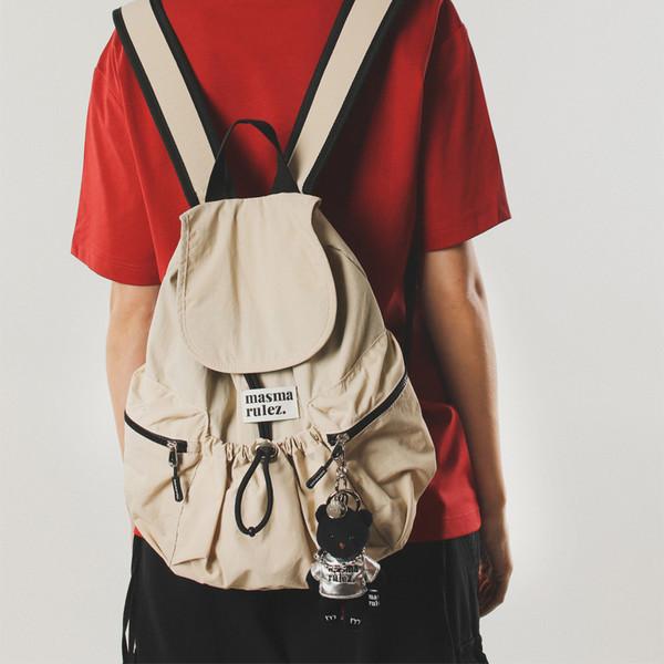 mini ver. flap backpack _ Beige