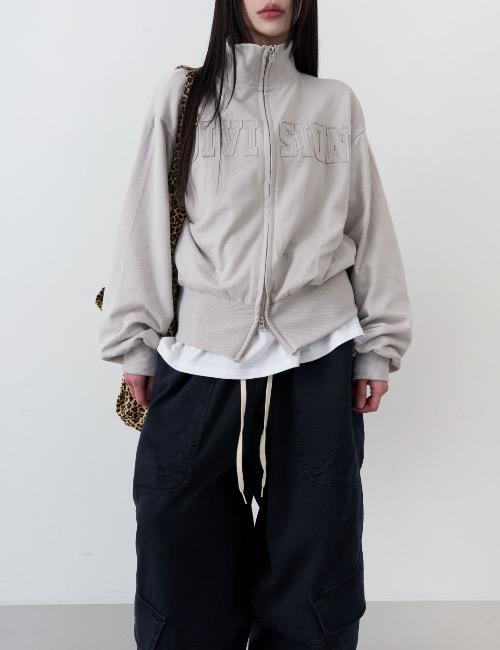 division track patch zip up