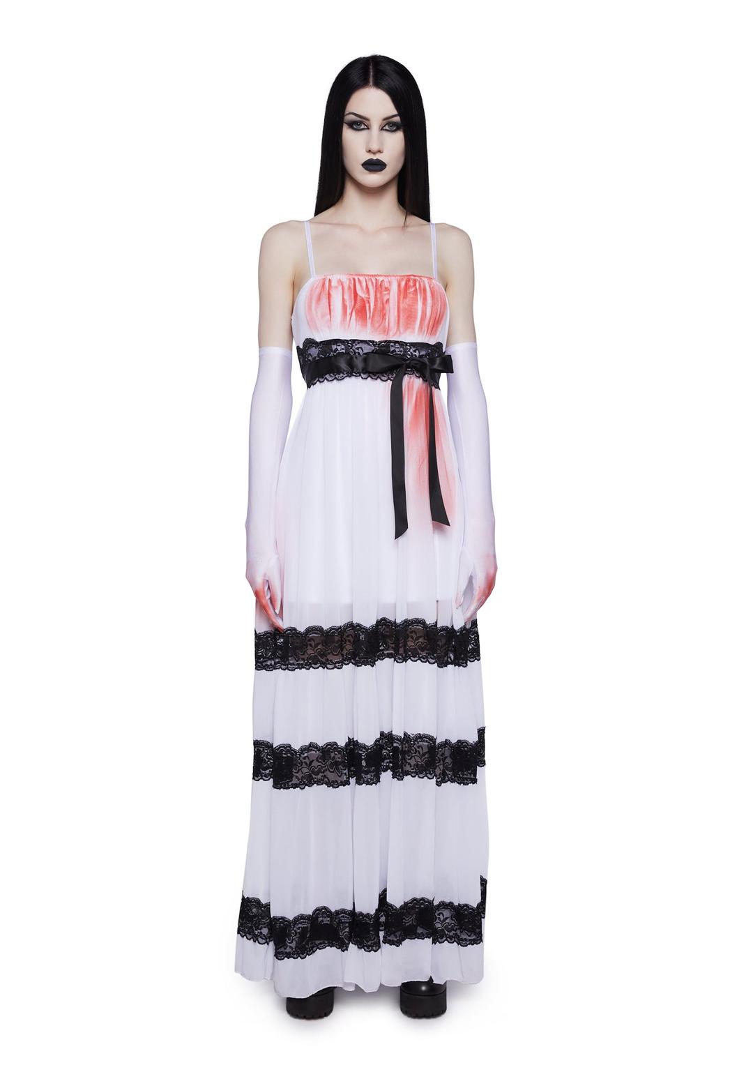 Man Eater Costume Set - WHITE / X-SMALL