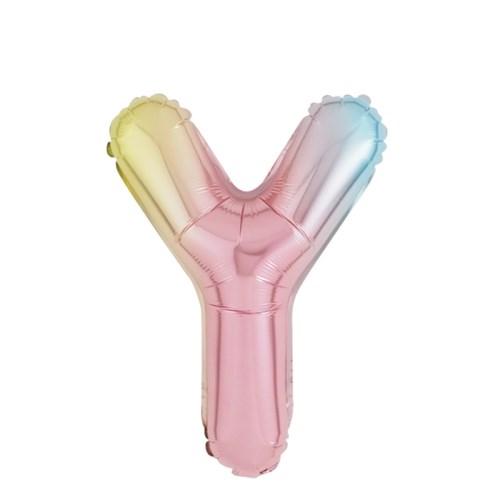 [원팩] 알파벳 은박풍선 소 홀로그램 Y