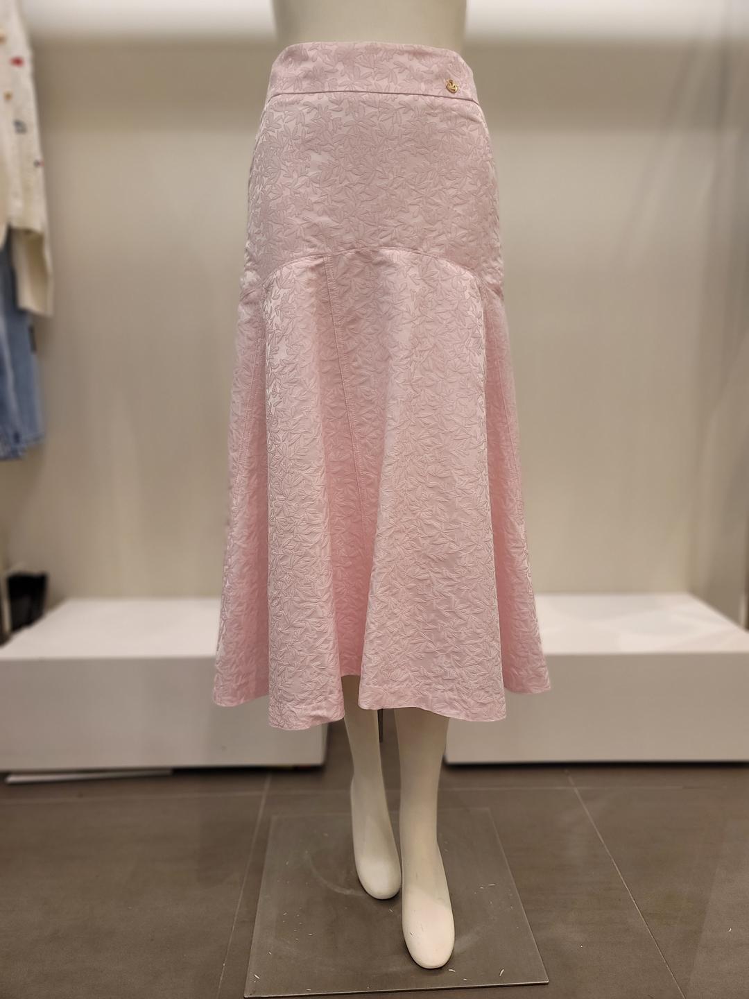 오즈세컨 자카드플레어스커트 O22B4WSC933W