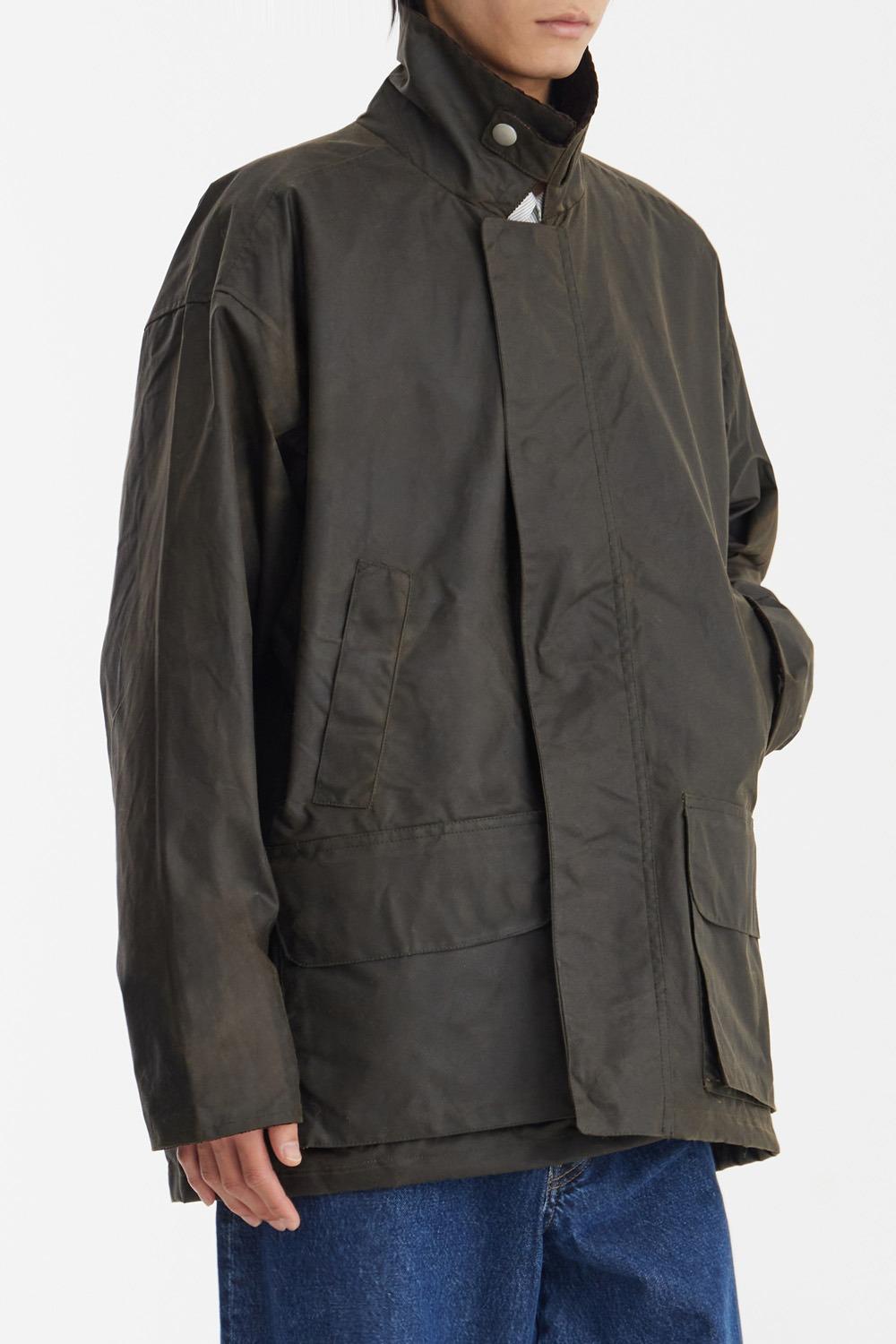 Waxed Leisure Jacket - Olive