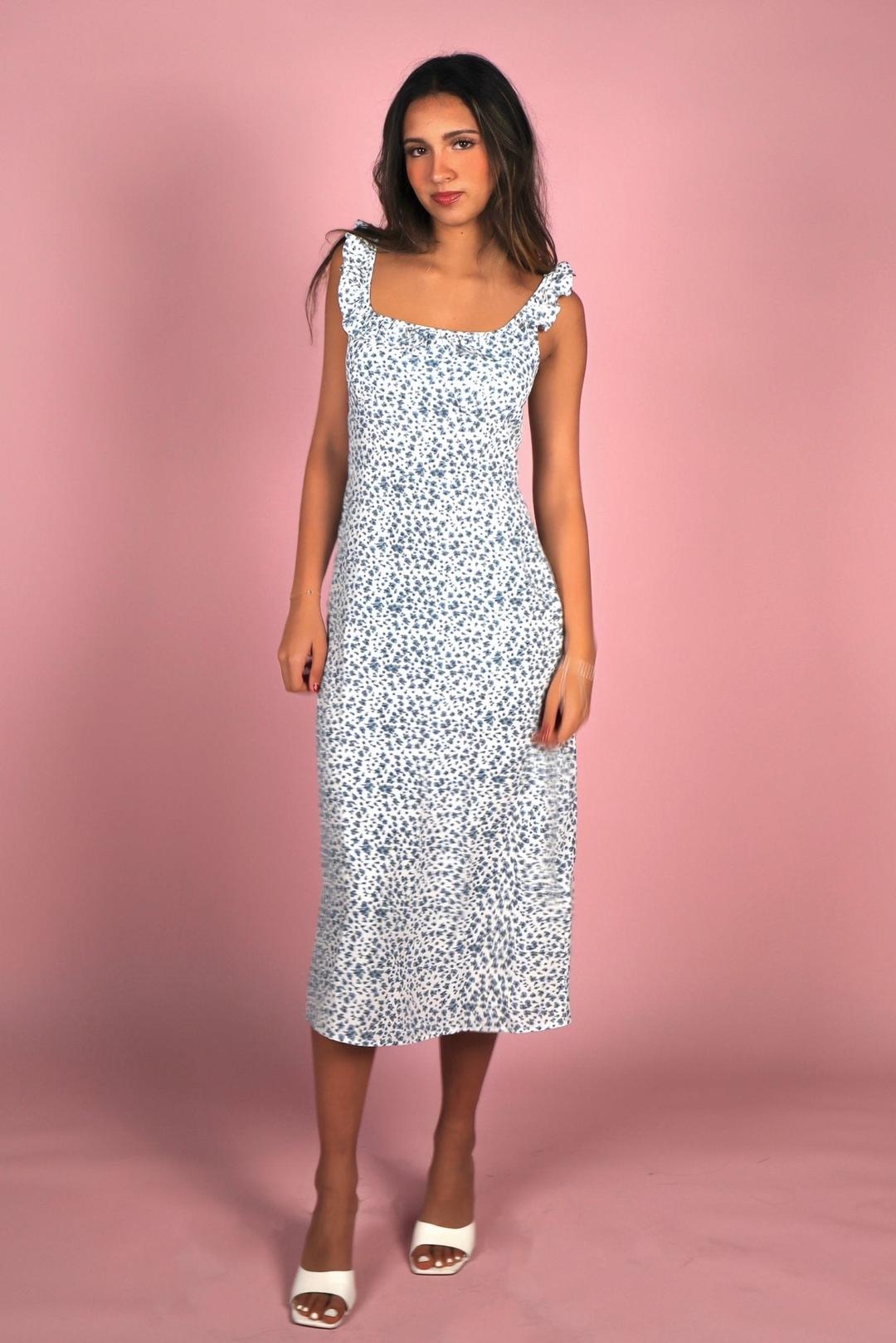SCG MADE |Ophelia midi dress - S / Light Blue