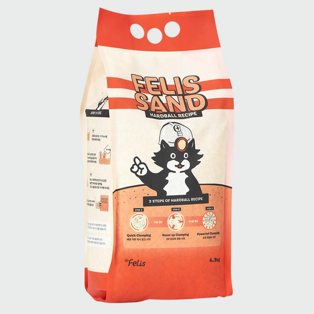 펠리스샌드 4.3kg 고양이 모래 벤토나이트 카사바 김명철 미야옹철