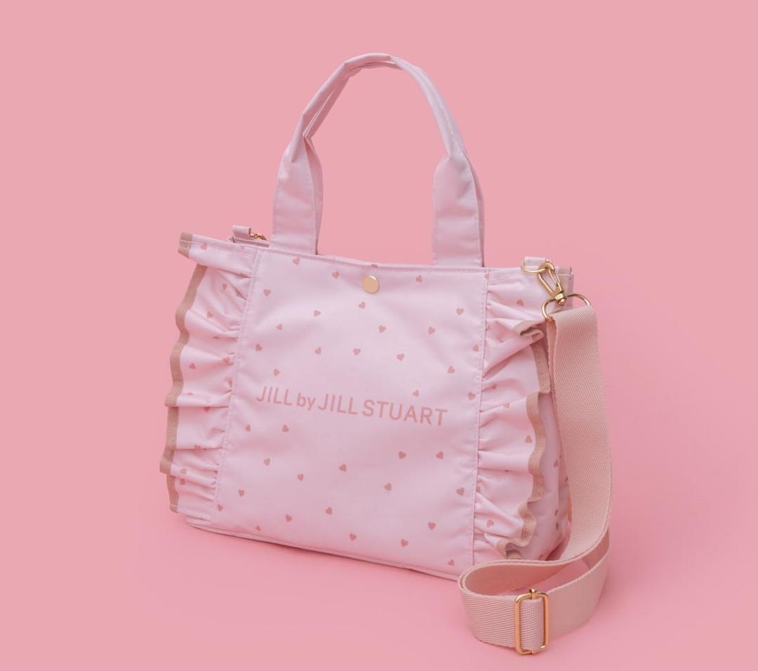 JILL by JILL STUART BOOK ハ-トフリルバッグ PINK ver.