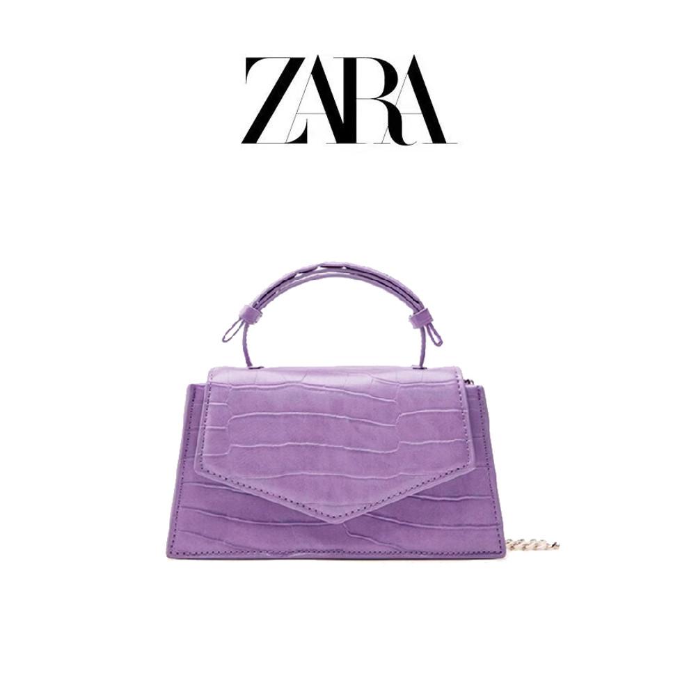 자라 가방 2023SS 퍼플 애니멀 미니 데일리 숄더백