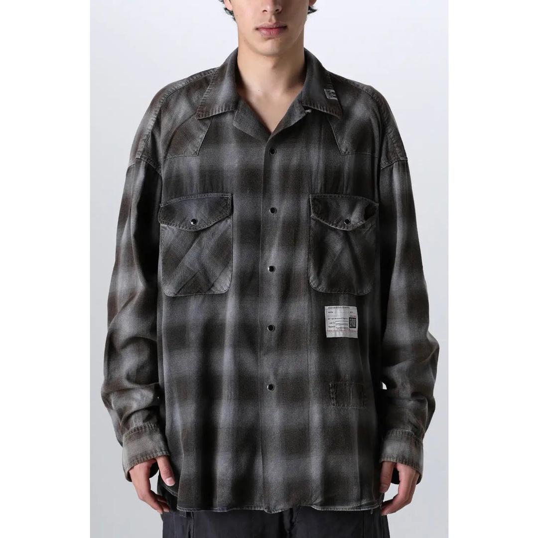 Cow Boy Check L/S Shirt （Black）