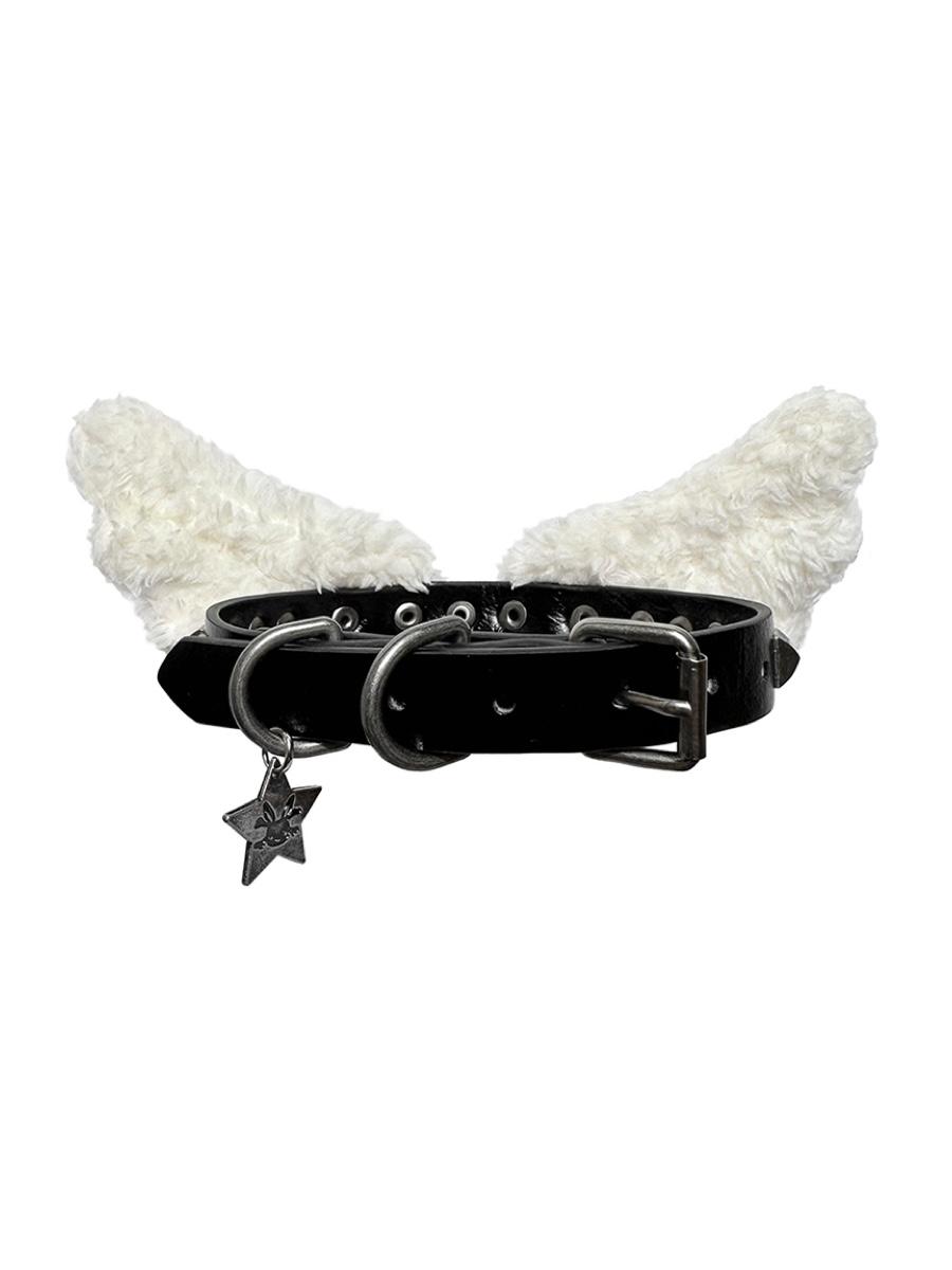 CFIERCE Angel Wings Rivet Choker (2color)