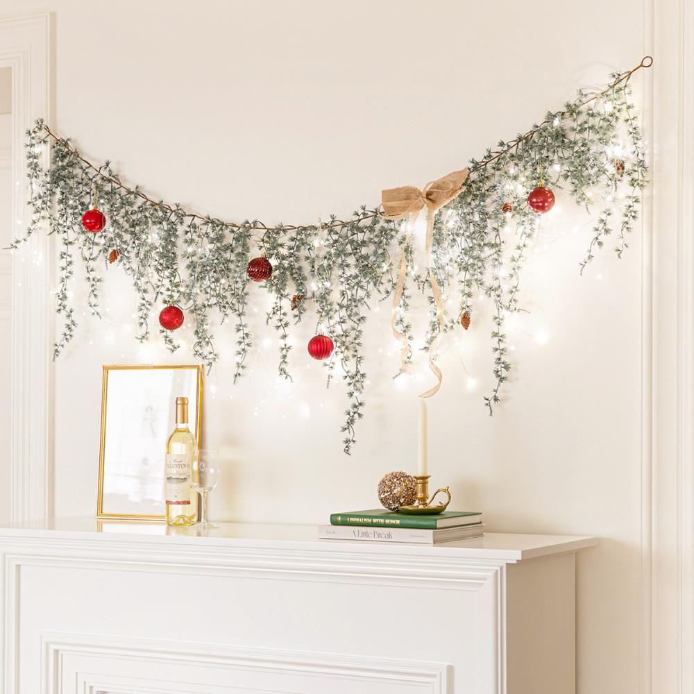 뷰티풀데코센스 크리스마스 가랜드 트리 성탄절 선물 파티용품 꾸미기 벽걸이 행잉 장식 만들기